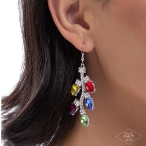 Paparrazzi Christmas Lights Earrings